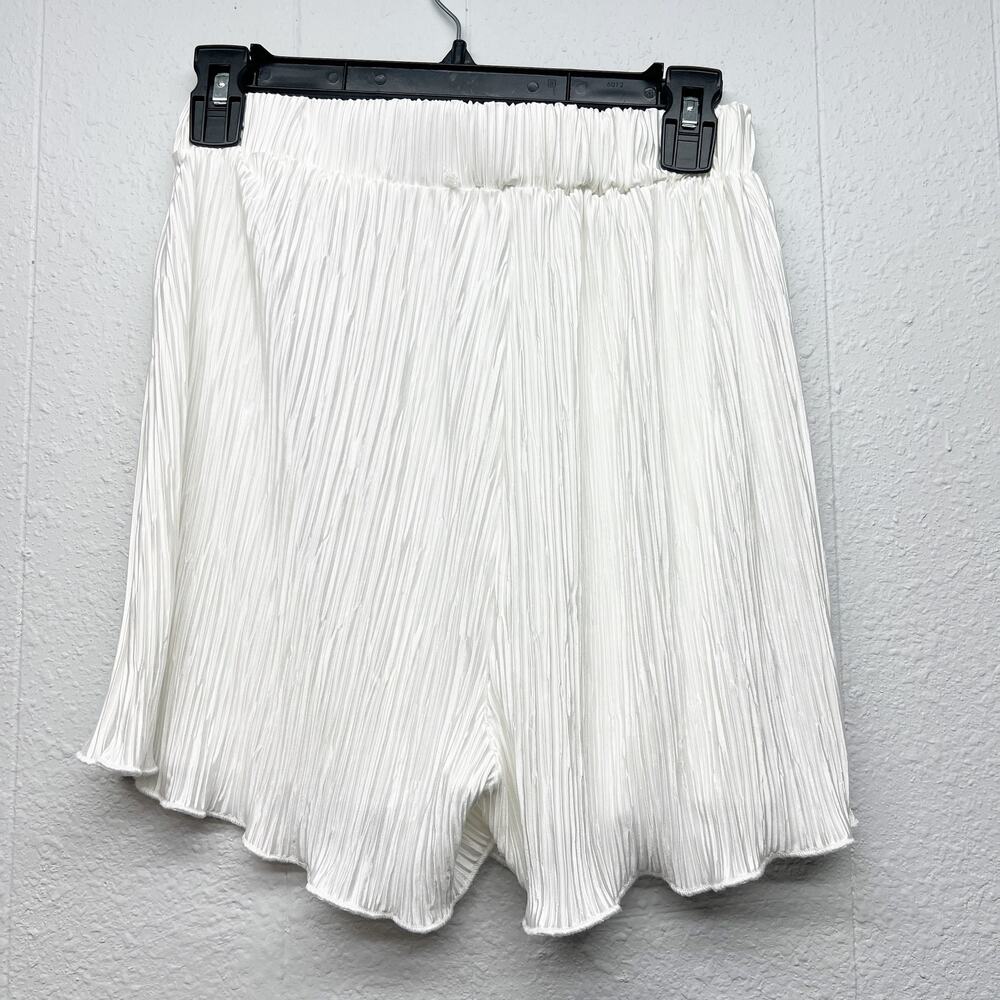 Womens Pleated Pull On Shorts Womens Small Fairy Coquette Angelcore Event Party - Picture 4 of 12